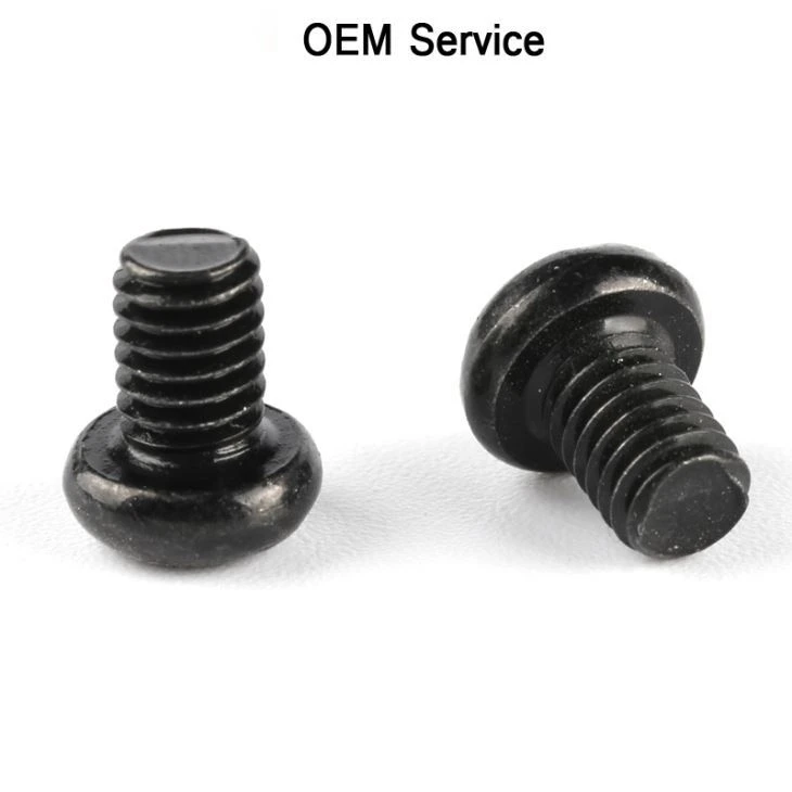 Black Round Head Phillips Screw